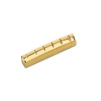 Guitar Nut 6-String Acoustic Guitar Brass Nut And Saddle Gold 43Mm And 727476Mm beige