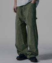 NOT4NERD Relax Fit Carpenter Pants - Khaki Khaki/M black