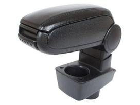 Ford Fiesta Mk7 2008- Armrest Set Black Eco Leather with Mounting Kit juoda