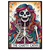 Tarot Art Diamond Painting Adult Skull Women Diamond Mosaic Embroidery Full Square/Round DIY Fashion Home Decoration New Series 30x40cm Round black