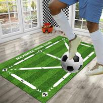 Futbolo Treniruočių Kilimėlis Driblingui Futbol Voetbal Treniruočių Kilimėliai Vaikams Futbolo Patalpų Įranga Patvarus Neslystantis Sulankstomas 60*90cm gray