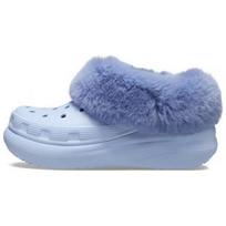 Crocs Furever Thick Sole Trendy Comfortable Versatile Clogs Women Footwear Blue 208446-4NS 34-35 gray