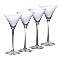 4 vnt. 140 ml trimito formos kokteilių stiklinės Martini stiklinės Rinkinys iš 4 vnt. 140ml white
