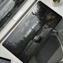 Mechanical Keyboard Large Mousepad Silent Hill Mouse Pad E-Sports Mat Gaming PC Gamer Desk Mat XXL Tablemat desk accessories Rug 30x60x0.2CM gray