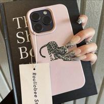 For IPhone 17 16 15 14 13 12 11 Pro Max Case Panther Leopard Animal Print Design Cover For IPhone 16E 16 Plus 17 Air Soft Fundas iphone 14 Pro gray