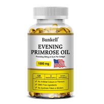 Evening Primrose Oil Softgels 1000mg, 90mg GLA Omega‑6 Fatty Acid, 120 Softgels, Dietary Supplement 120 Capsules
