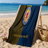 Braunschweig Fc Crest Design Beach Towel Microfiber Beach Towel, Lightweight and Quick-Dry, for Summer Travel, Swimming Pool Fan Birthday Gift 70cmx140cm(27x55inch)