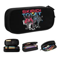 Custom Hot Game Titan Speakerman Skibidi Toilet School Pencil Case Boys Gilrs Big Capacity Pencil Box Students Stationery 21x10.5x5cm