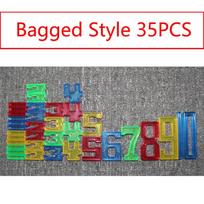 Montessori Digital Blocks Math Toys Equal Height Digital Arrangement Arithmetic Learning Parish Teaching Aids Educational Toys beige