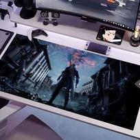 Game D-Devil May Cry 5 Mouse Pad Multiple Sizes Large Square Computer Office Game Table Mats Rubber Anti-slip Mousepads 600x300x2mm white