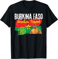 Burkina FasoIbrahim Traoré Thomas Sankara Unisex T-Shirt XXXXL red