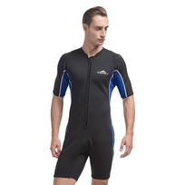 2mm Neoprene Shorty Wetsuit Snorkeling Surfing Swimming Unisex Warm Sun Protection Dive Suit Small