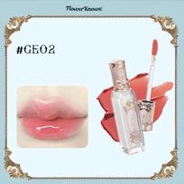 Flower Knows Moonlight Mermaid Clear Lip Gloss Collection Gemstone Lip Glaze Nourishing Mirror Lip Plumber Gloss Makeup 3.5ML white