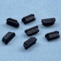 Black Silicone HDMI Port Dust Plugs gray