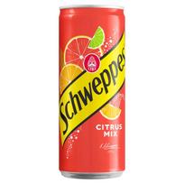 Schweppes Citrus Mix Gazuotas gėrimas 0,33 l