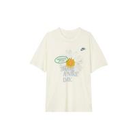 Nike Sportswear Essentials American Vintage Daisy Pattern Crew Neck Comfortable Casual Short Sleeve T-Shirt Men T-Shirt White HJ3955133 L white