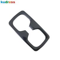 Car Rear Seat Water Cup Holder Cover Trim For Lexus NX 250 350 350H 450H - 2024 2025 Carbon Fiber Interior Accessories Carbon Fiber Color gray