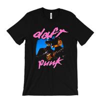 26 Daft Punk t-shirt - Homework - Disco House - Discovery - One More Time vntg tee Unisex T-Shirt L pink