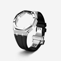 For Casio Farmhouse Oak Octagonal GA2100/GA2110/GA-B2100 Modified Metal Case Stainless Steel Case Strap Stainless Steel Set 2100 2110 B2100mm gray