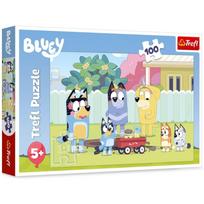 Puzzle Wesoły Świat Bluey - 100 Elementów 5+