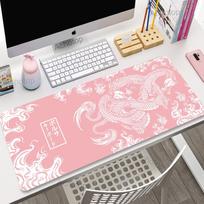 Large Mouse Pad Gaming Mousepad xcm Mouse Mat Chinese Dragon Art Gamer Mousepads PC Desk Pads Pink White Keyboard Mats XXL 800x300x2mm