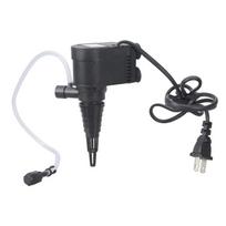 3in1 Energy Efficient Aquarium Filter Pump Double Outlet Water Flows Oxygenation Filtration Water Pump for Fishtanks black