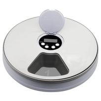 Automatic Pet Feeder Food Timing Dispenser Portion Control Food Dogs Feeding Anti Detachable Wet Cats Device Dry white