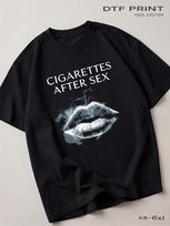 Black T-shirt Cigarettes After Sex, Indie Back in M gray
