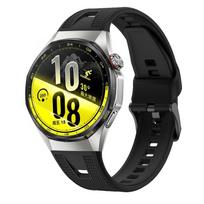 Sportinis silikoninis pakaitinis laikrodžio dirželis, skirtas Huawei Watch GT7 Pro / GT6 Pro  Huawei WatchGT7Pro/GT6Pro pilka