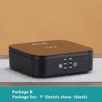 1300W Didelės galios elektrinė keraminė viryklė Buitinė tyli arbatos viryklė Išmanioji kaitlentė Arbatinukas Kavos virdulys Šildytuvas Infraraudonoji viryklė brown