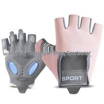 Women's Breathable Anti-Slip Half Finger Fitness Gloves for Weightlifting & Kettlebell Training Small