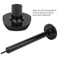 Fitness Equipment Accessory Barbell   Support Frame Freeweight Bar Loading Pin Loader black