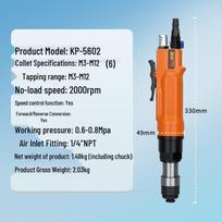 Gaobao Pneumatic Tapping & Threading Machine M3-M12 with Forward/Reverse Speed Control