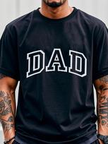 Dad Graphic Black T-shirt for Men M black