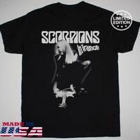 SCORPIONS IN TRANCE SHIRT Short Sleeve Black All size Gift Shirt M gray
