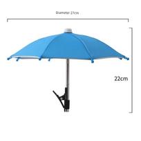 Super Mini Umbrella Suitable for Dji Pocket 3 Phone Clip Umbrella, Outdoor Concert Festival Rain Protection and Sun Protection Black Umbrella / Clip Stand juoda