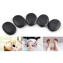 7vnt/komplektas Masažas karštais akmenimis Naudingos bazaltinės uolienos 3*4cm Dydis Juodas Naujas black