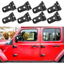 Door Hinge Protect Cover Trim Parts for Jeep Wrangler JL JLU Gladiator JT Decor black