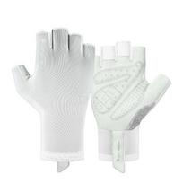 WEST BIKING Summer Half Finger Bike Gloves High Elastic Breathable Cycling Gloves Anti-slip Shock Absorption Sports Gloves L(Palm 9.5-10cm)