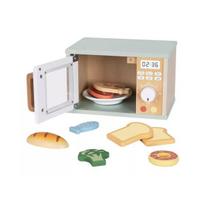 Tooky Toy: medinis žaislinis mikrobangų krosnelė