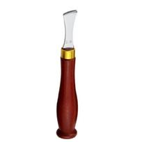 Professional Leather Edging Creaser Tool Leather Edging Crimping Tool Leather Working Tool For Leather Craft Stitching brown