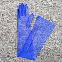 Full Finger Long Sheer Gloves Thin Mesh Driving Gloves Accessories Long Transparent Gloves  Summer