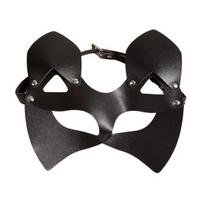 BDSM Eye Mask with Rivet & Hollow Design Adjustable Strap Erotic Roleplay Mask juoda