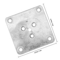5Pcs Table Leg Connectors Flat Furniture Mounting Plates Attachment Brackets Repair Kit for Chairs Sofa Table Cabinet Furniture