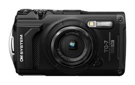 OM SYSTEM Olympus Tough TG-7 Black Compact Digital Camera Waterproof to 15m, Dustproof, Crushproof up to 100kg, Freezeproof to -10°C juoda