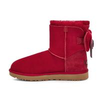 UGG Classic Dudble Bow Mini Snow Boots Red Women's 1103652-KSS 36 brown