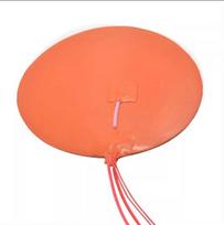380mm Round Silicone Heating Pad for 3D Printer Hot Bed Black 220V 500W (1 piece)