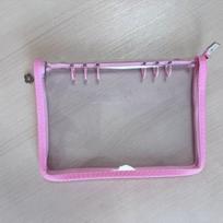 A5 Transparent Zipper Binder: 6-Hole Card Album & Planner Sticker Storage Book