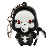LED Ghost Keychain Halloween for Key Chain Keychain Decoration Acessories for Halloween Favor Bag Charms Backpack Pendan white