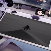 Monochrome Mouse Pad Multiple Sizes Large Square Computer Office Game Table Mats Rubber Anti-slip Mousepads 600x300x2mm white